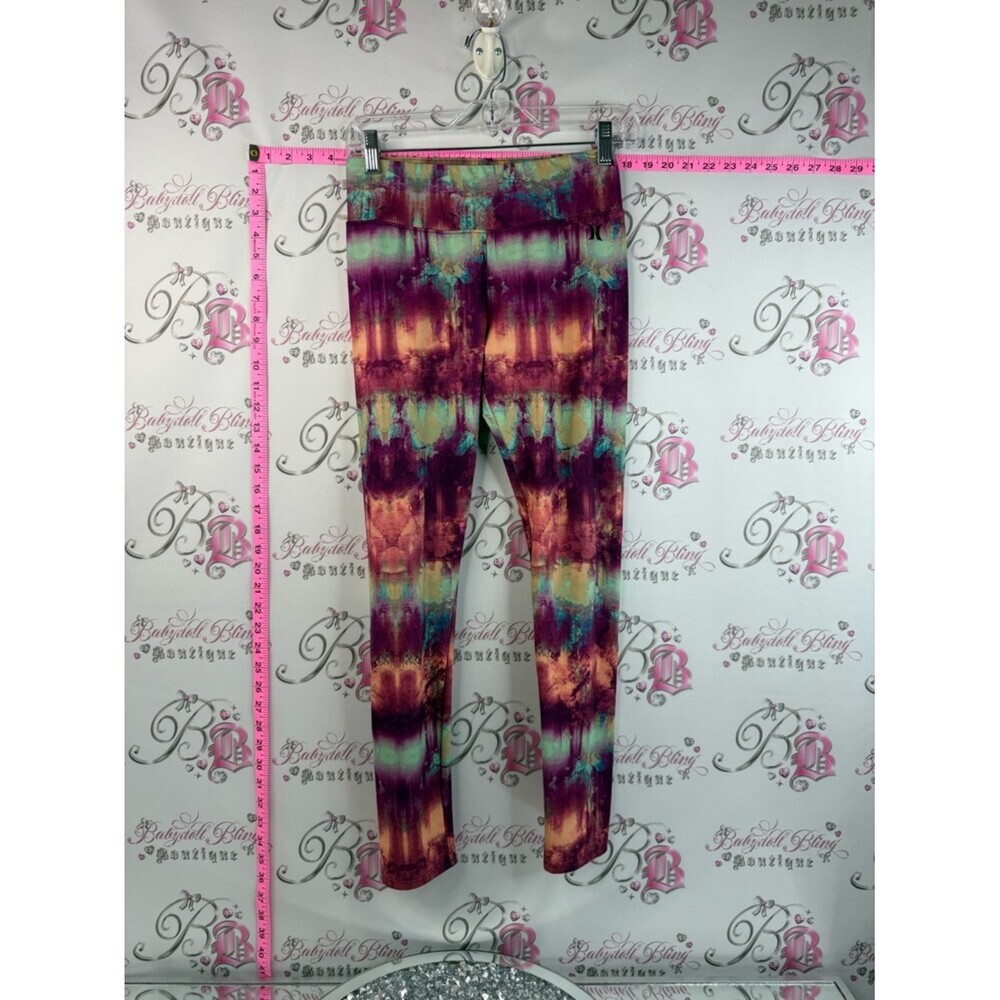 Hurley Girls Leggings / tights in Tie-Dye, Purple, Teal, Orange